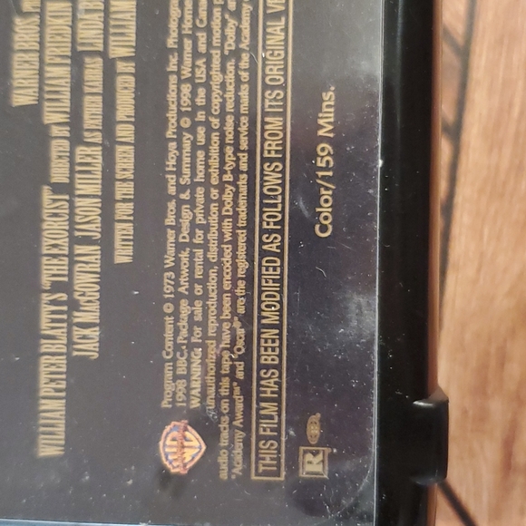 •The Exorcist•25th Anniversary VHS•1973 1998•EUC• - Picture 7 of 13